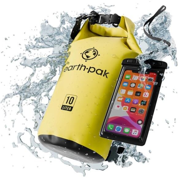 Earth Pak Waterproof Dry Bag -Roll Top Waterproof Backpack Waterproof Phone Case main image 3